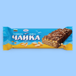 Вафла Чайка - тунквана с фъстъци - 60 г