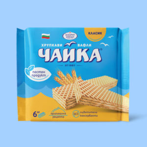 Вафли Чайка - нетунквани класик - 6 бр/ 150 г